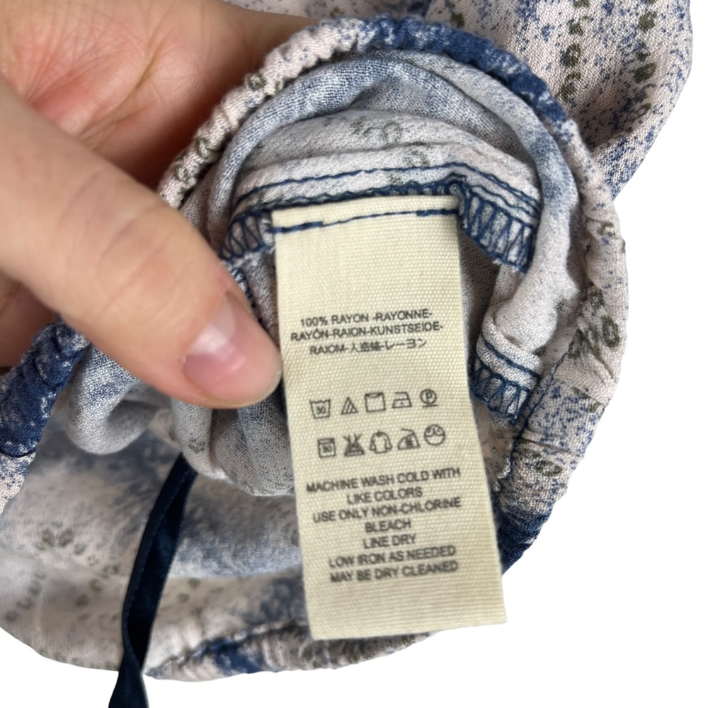 Free People | Call On Me Y2K Tank Top Cropped Indigo Blue Asymmetrical Size XS - Picture 9 of 12